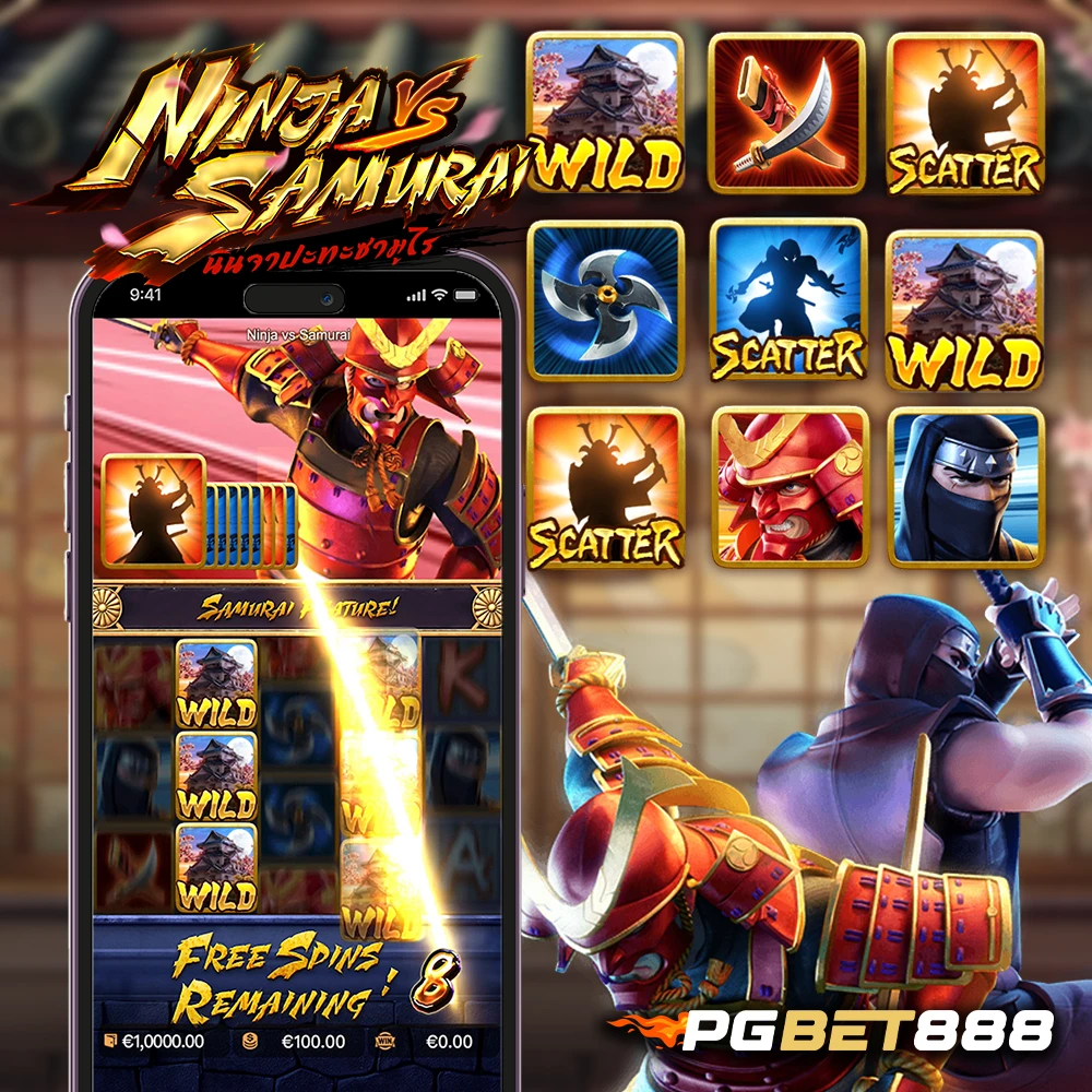 pg soft Ninja vs Samurai pgbet888